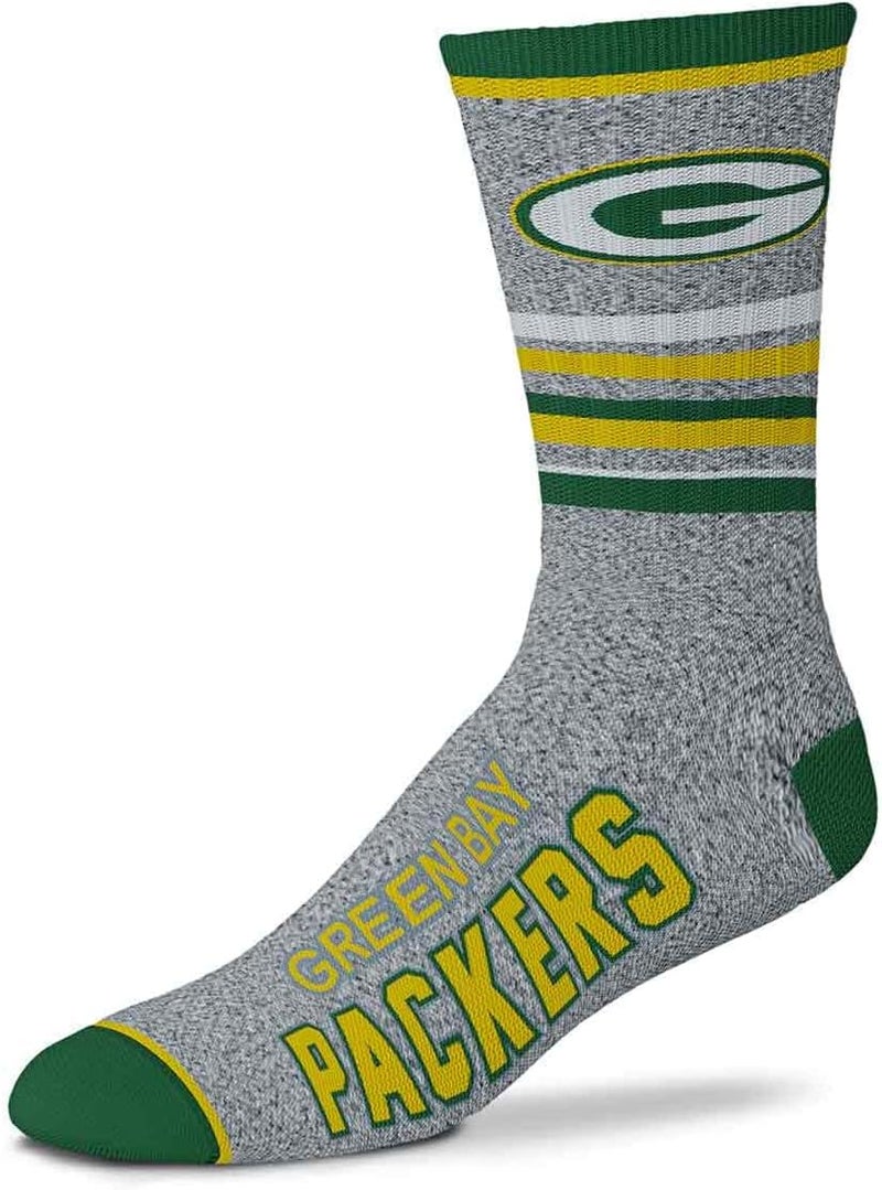 FBF Store For Bare Feet Men's NFL 5 Star Marbled Crew Sock, 1 Pair - Image 1